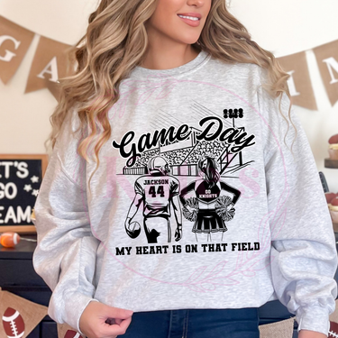Custom My Heart Is On That Field Shirt